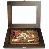 Киот из натуральной мореной березы для иконы размером 21*29см. мастерской «Раздолье»