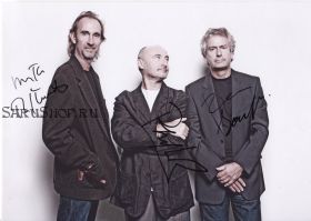 Автографы: группа Genesis. 3 подписи