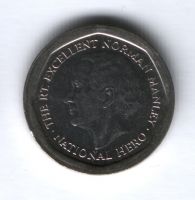 5 долларов 1996 г. Ямайка