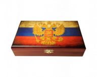 Домино в шкатулке "Российские"