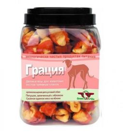 ГРИН КЬЮЗИН (GREEN QZIN) для собак «ГРАЦИЯ»(гусиное мясо+яблоко)