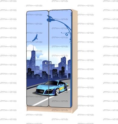 Шкаф 2-х дверный Ауди Мебелев (80х51х180)