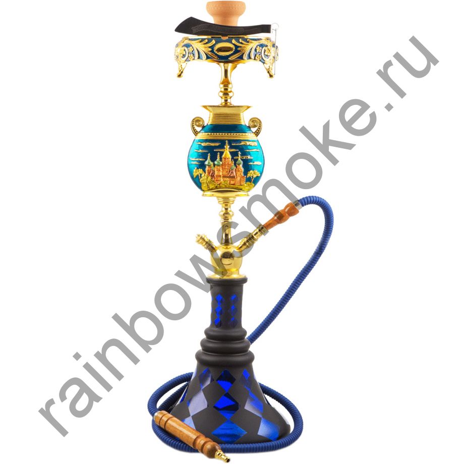 Кальян Magix Moscow Gold & Blue (Маджикс Москва золотой и голубой)