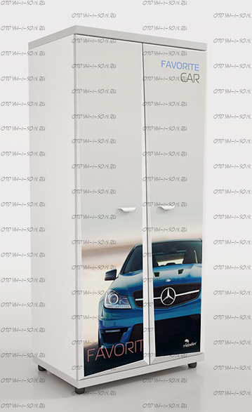 Шкаф 2-х дверный Z6 Мебелев (80х50х177)