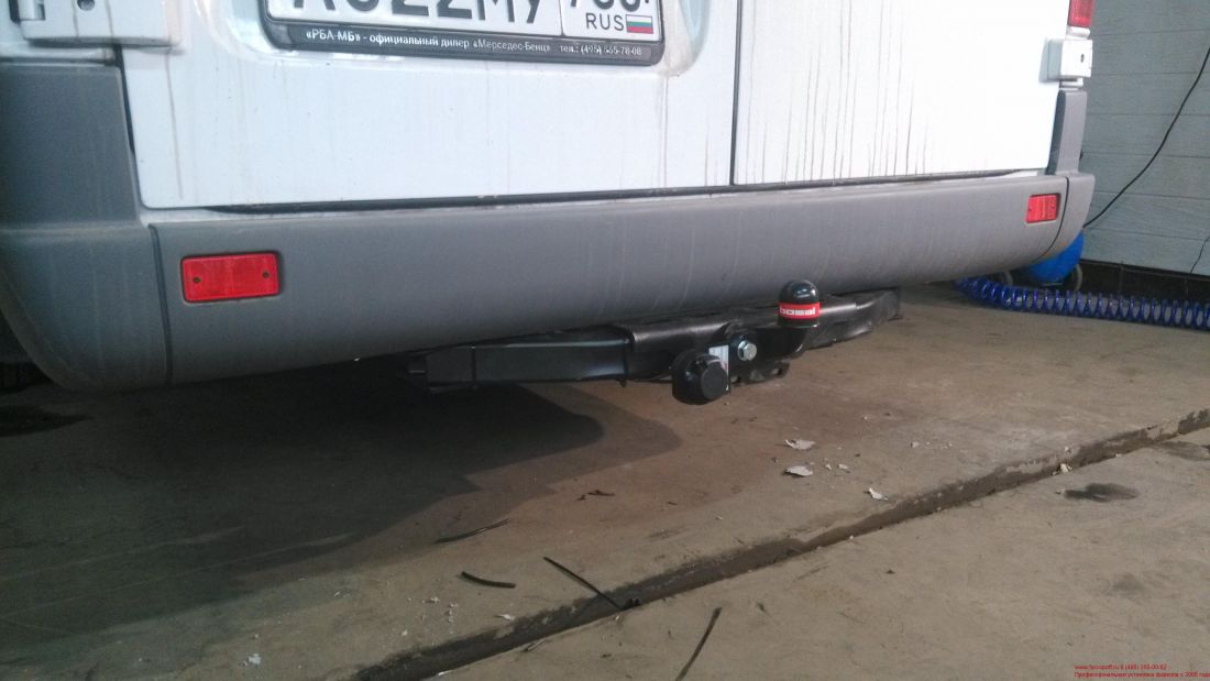 Фаркоп BOSAL-ORIS на Mercedes Sprinter Classic 2013- без подрезки бампера. Тип шара: F. Нагрузки 2500/120 кг (без электрики в комплекте) - 2254-F Bosal