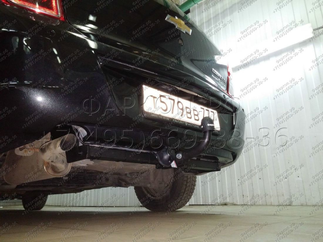 Фаркоп BOSAL-ORIS Chevrolet Cobalt 2013-, Ravon R4 2016- без выреза бампера. Тип шара: A. Нагрузки 1000/75 кг (без электрики в комплекте)