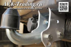 Фаркоп Galia T065A для Toyota Land Cruiser Prado 120 / 150 и Lexus GX 470 / GX 460, полностью оцинкованный с шаром типа A