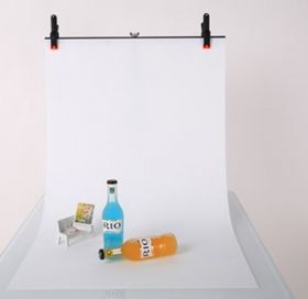 Фон для предметной фотосъемки ПВХ 40х66 см Белый