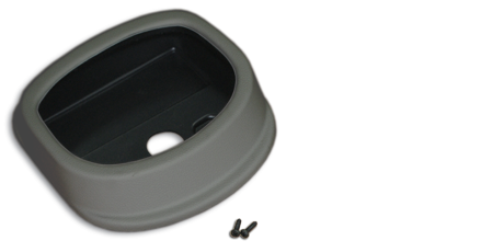 Корпус фонаря универсальный графит без плафона