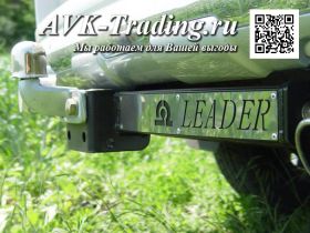 Фаркоп Leader Power T113-F(N) для Toyota Land Cruiser Prado 120 / 150 и Lexus GX 470 / GX 460, с нержавеющей пластиной и фланцевым шаром типа F