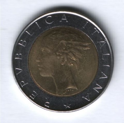500 лир 1985 г. Италия