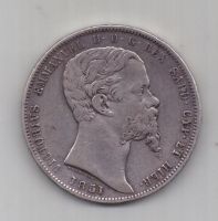 5 лир 1851 г. Сардиния. Италия