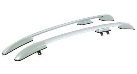 Рейлинги на Новый Рено Логан, серебристые
