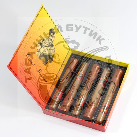 Подарочный набор сигар Gurkha Grand Reserve Robusto Natural Tubos 5 шт.