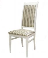 Каркас белый, патина серебро, ткань №32 Марсель черный