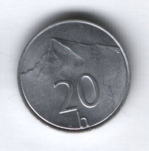 20 геллеров 1993 г. Словакия