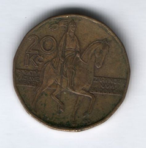 20 крон 2000 г. Чехия