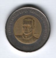 10 песо 2008 г. Доминиканская Республика