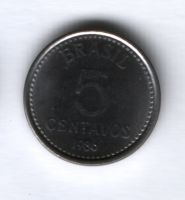5 сентаво 1986 г. Бразилия