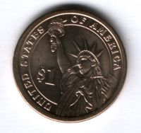1 доллар 2011 г. США, 17 президент Эндрю Джонсон