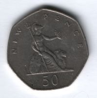 50 пенсов 1978 г. Великобритания