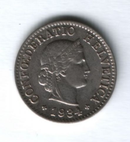 5 раппенов 1934 г. Швейцария