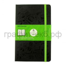 Книжка зап.Moleskine Large Evernote Smart линейка черная QP060BKEVER