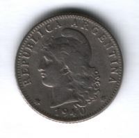 20 сентаво 1940 г. Аргентина