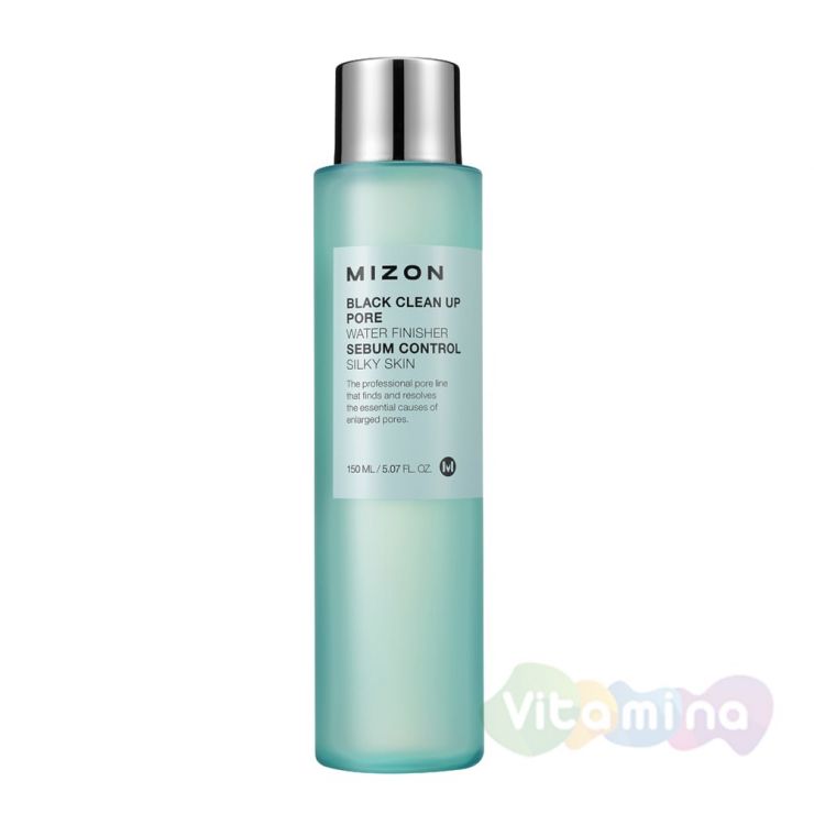 Очищающий тоник для лица - Mizon Black Clean Up pore Water Finisher