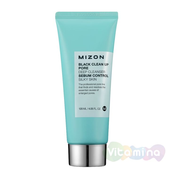 Очищающая пенка для лица - Mizon Black Clean Up Pore Deep Cleanser