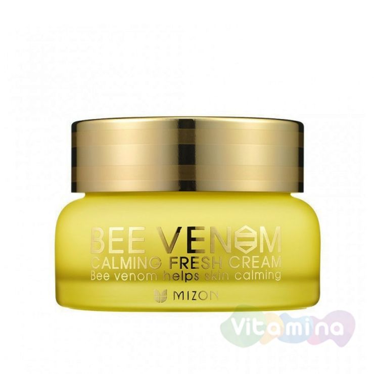 Успокаивающий крем с пчелиным ядом - Mizon Bee Venom Calming Fresh Cream