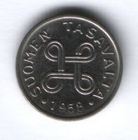 1 марка 1958 г. Финляндия