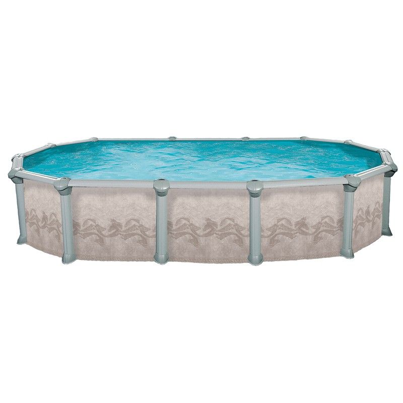 Сборный круглый бассейн Atlantic Pools Гибралтар J-4000 7,3x3,7х1,35 м (Emaux)