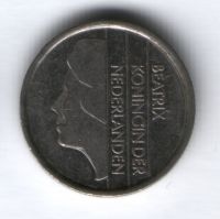 25 центов 1987 г. Нидерланды
