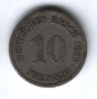 10 пфеннигов 1889 г. A Германия