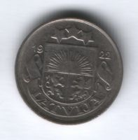 10 сантимов 1922 г. Латвия