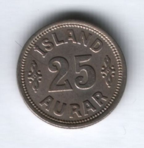25 эйре 1922 г. Исландия