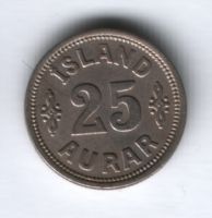 25 эйре 1922 г. Исландия