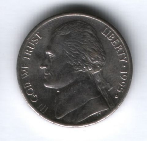 5 центов 1995 г. США