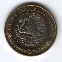 10 песо 2004 г. Мексика