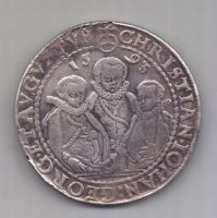талер 1593 г. Саксония. Германия