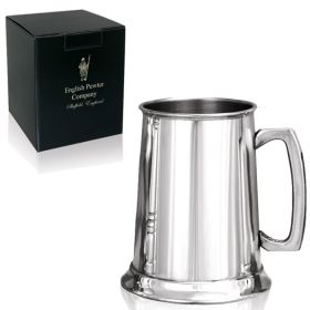 Английская пивная кружка Строгая Классика-простой танкард (пьютер) Plain tankard