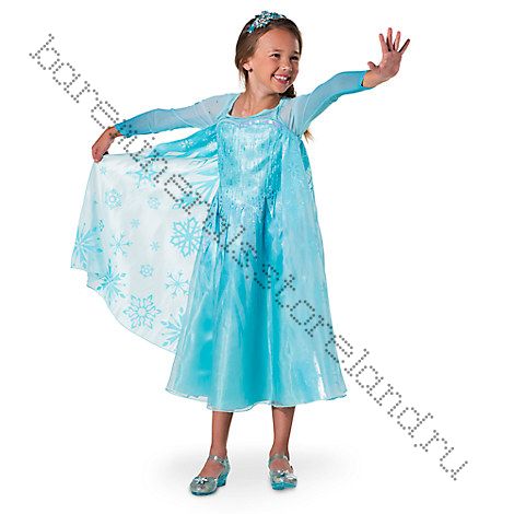 Костюм Эльзы Люкс - Elsa Frozen рост 116 см ( 5-6 лет)