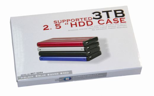 Внешний корпус для жесткого диска HDD Box 2.5" SATA USB2.0 BET-S254