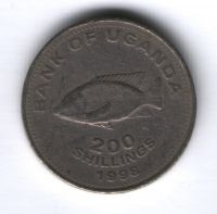 200 шиллингов 1998 г. Уганда