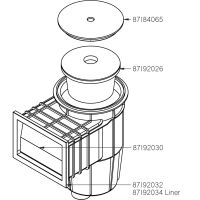 Скиммер под бетон Flexinox 87192011 Standart