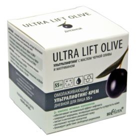 БЕЛИТА ULTRA LIFT OLIVE КРЕМ ДНЕВНОЙ ДЛЯ ЛИЦА 55+ ОМОЛАЖИВАЮЩИЙ УЛЬТРАЛИФТИНГ 50мл