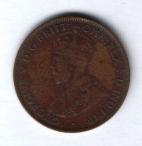 1/2 пенни 1934 г. Австралия