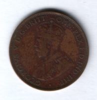 1/2 пенни 1934 г. Австралия