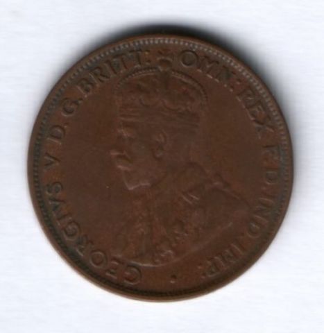 1/2 пенни 1929 г. Австралия